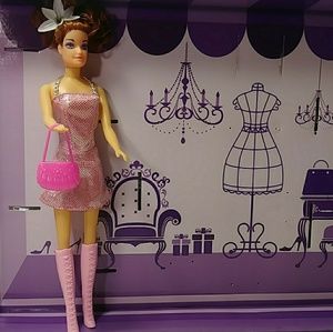 NEW Pink Polka Dot dress outfit